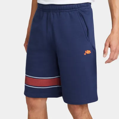 Nike Sportswear Club French Terry Varsity Shorts / Midnight Navy