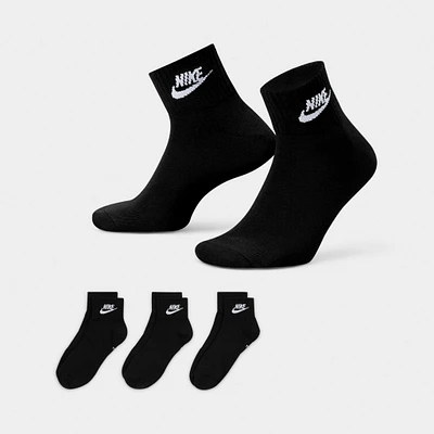 Nike Everyday Essential Ankle Socks Black / White