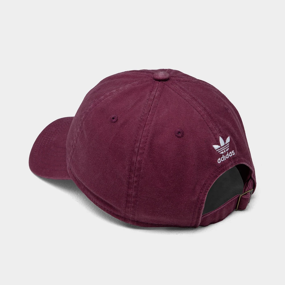 adidas Originals Relaxed Strapback Cap / Dark Red