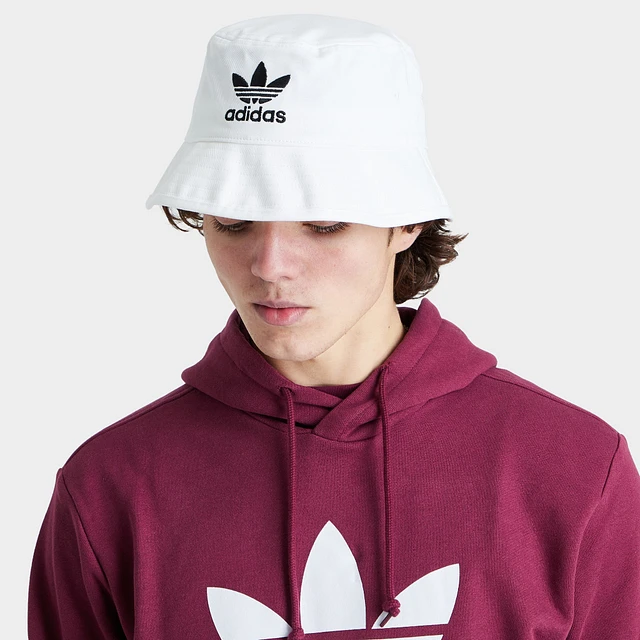 adidas Originals Trefoil Bucket Hat / White