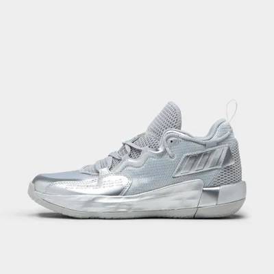 adidas Dame 7 EXTPLY Grey Two / Silver Metallic - Cloud White