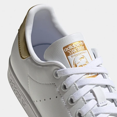 adidas Originals Women's Stan Smith Cloud White / - Gold Metallic