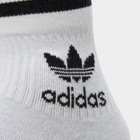 adidas Originals Mid Cut Crew Socks (3 Pack) White / Black