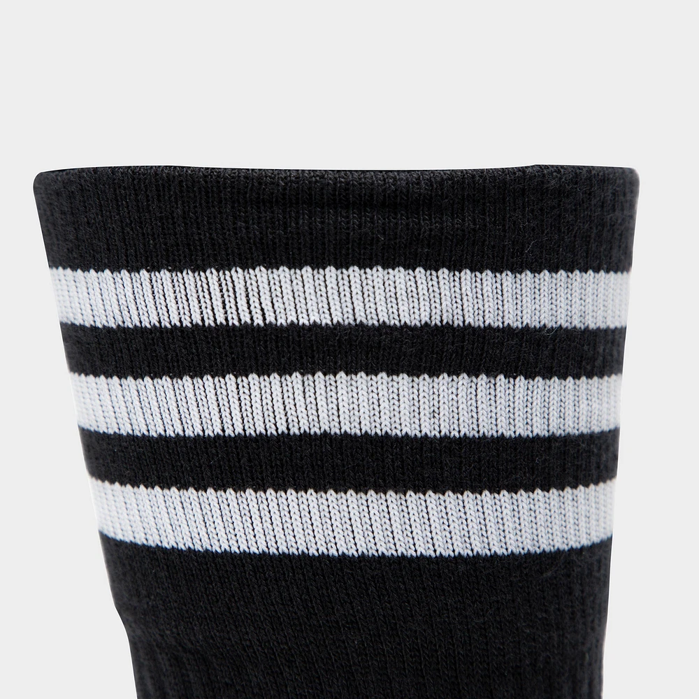 adidas Mid Cut Crew Socks Black / White