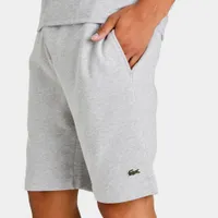 Lacoste Organic Brushed Cotton Fleece Shorts / Heather Grey