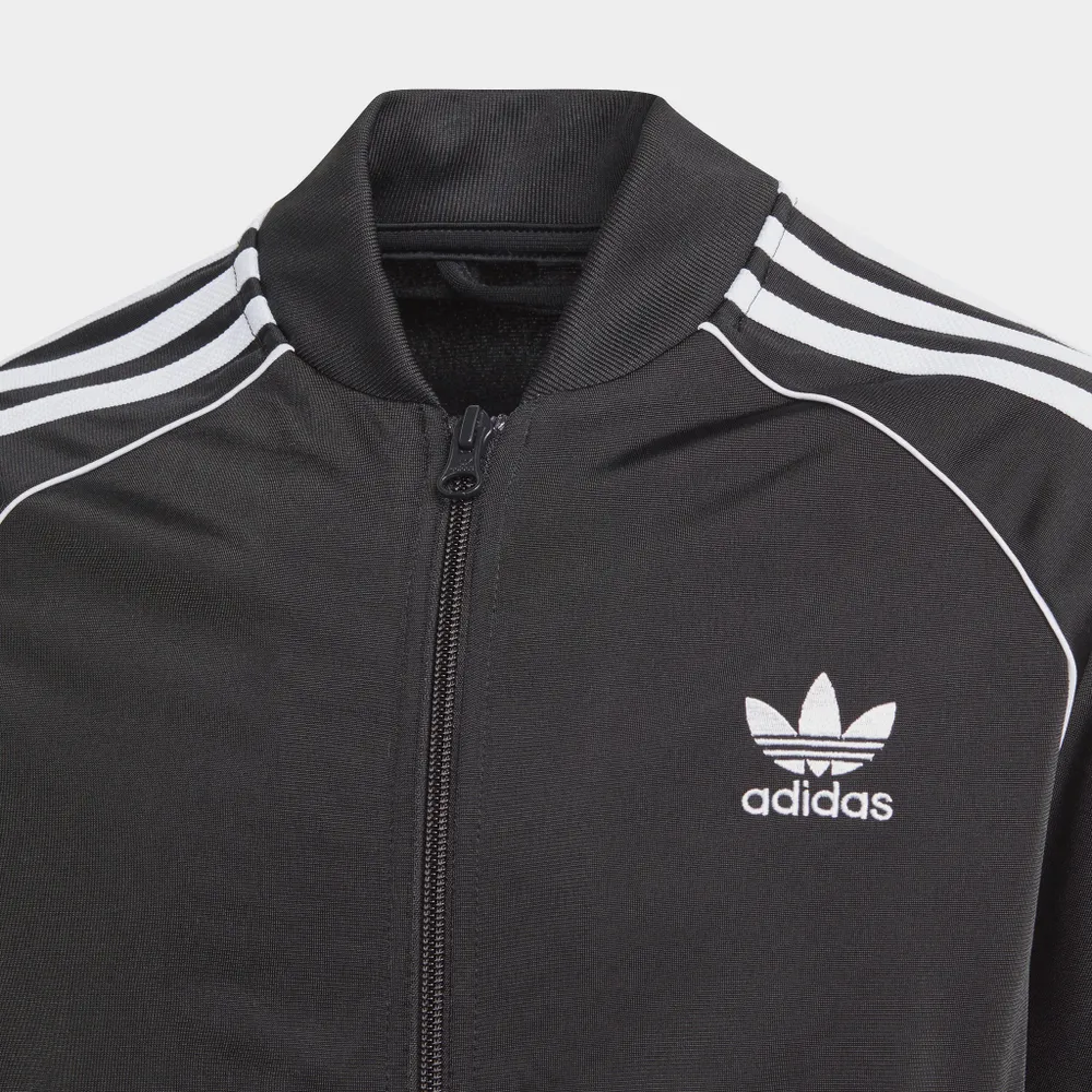 adidas Originals Juniors’ Adicolor Superstar Track Jacket Black / White