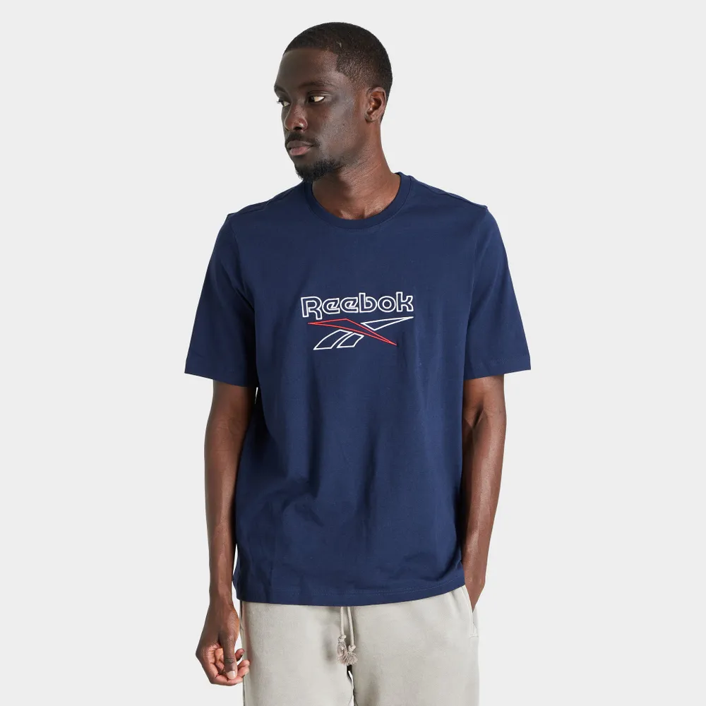 Reebok Classics Vector T-shirt Navy / White - Red