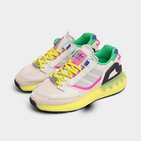 adidas Originals Women's ZX 5K Boost Wonder White / Tint - Acid Yellow