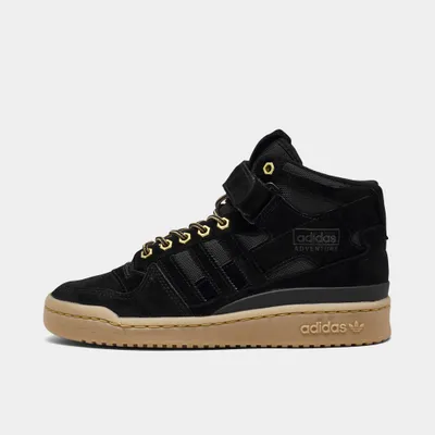 adidas Originals Juniors' Forum Mid Core Black / - Gum 3