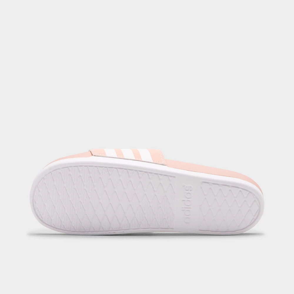 adidas Originals Women's Adilette Comfort Slides Vapour Pink / Cloud White