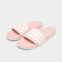 adidas Originals Women's Adilette Comfort Slides Vapour Pink / Cloud White