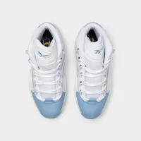 Reebok Question Mid White / Fluid Blue - Toxic Yellow