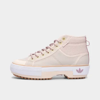 adidas Originals Women’s Nizza Trek Linen / Pale Nude - Magic Mauve