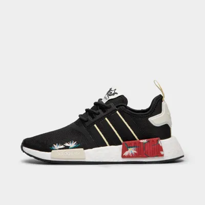 adidas Originals x Thebe Magugu Women's NMD_R1 Core Black / Almost Yellow - Power Red