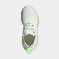 adidas Originals Juniors’ NMD_R1 Crystal White / Cloud - Signal Green