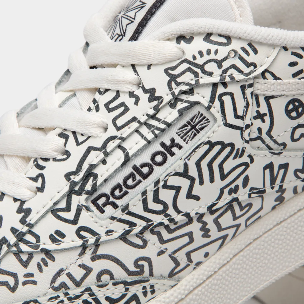 Reebok x Keith Haring Club C Chalk / Pure Grey 8