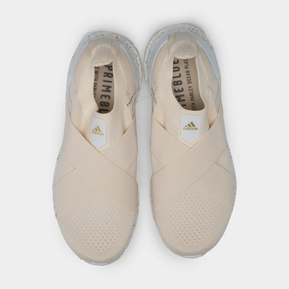 adidas Women’s Ultraboost 5.0 DNA Slip-Ons Wonder White / Gold Metallic - Cloud