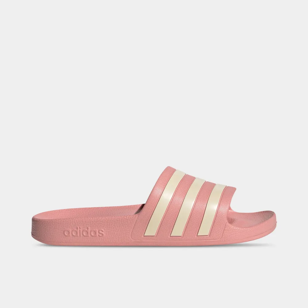 adidas Women's Adilette Aqua Wonder Mauve / White