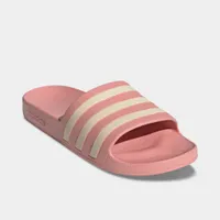 adidas Women's Adilette Aqua Wonder Mauve / White