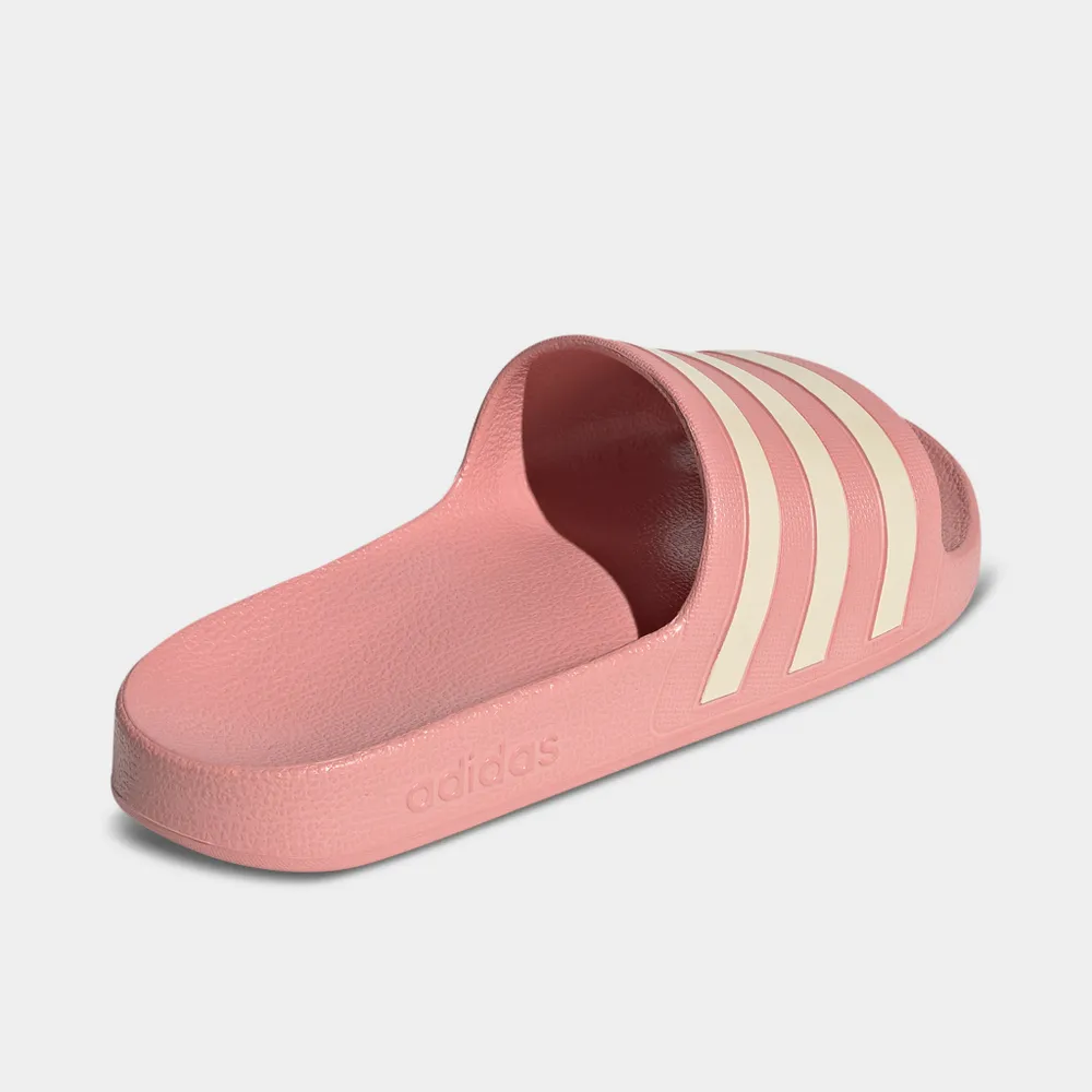 adidas Women's Adilette Aqua Wonder Mauve / White