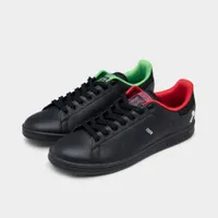 adidas Originals Marvel Stan Smith Core Black / Silver Metallic - Scarlet