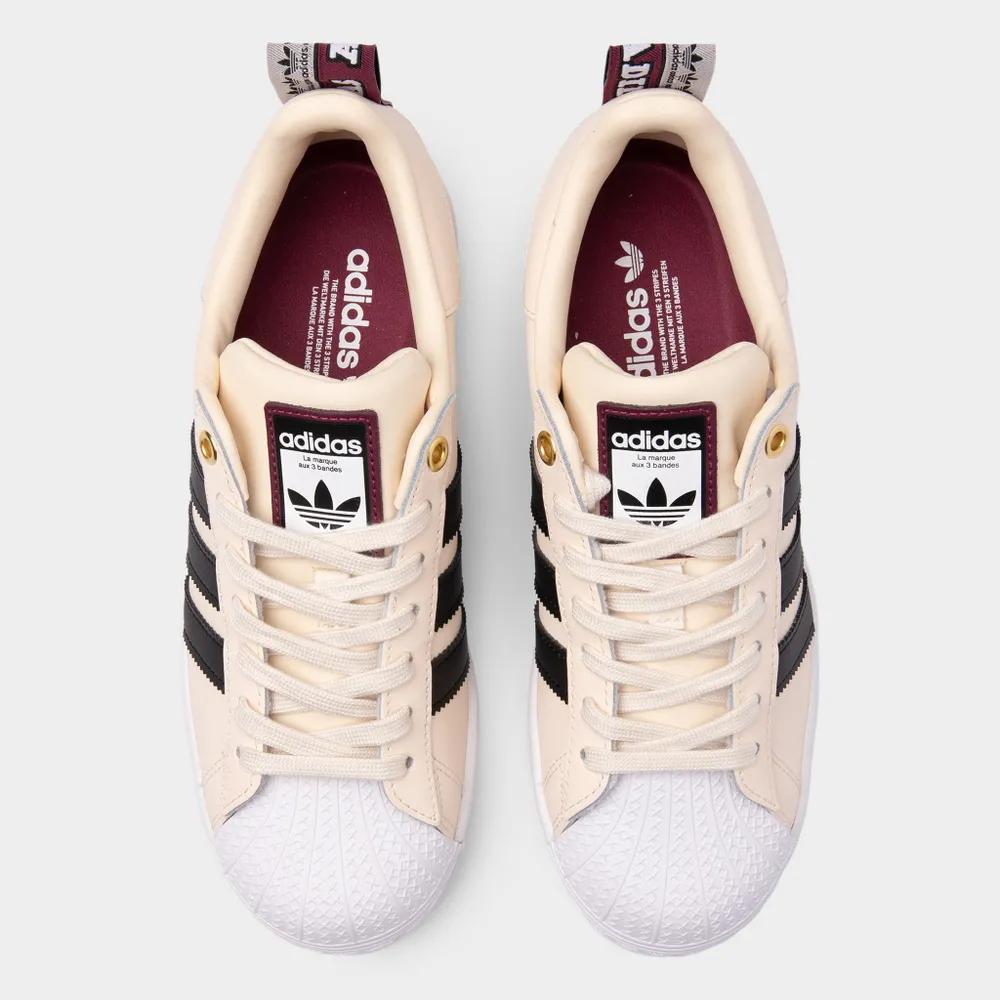 adidas Originals Women’s Superstar Bold Wonder White / Core Black - Victory Crimson