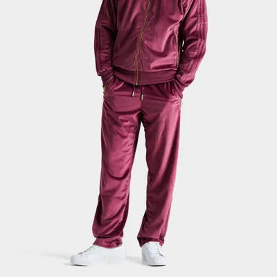 adidas Originals Adicolor Velour Track Pants / Victory Crimson