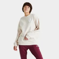 adidas Women's Oversized Crewneck / Wonder White