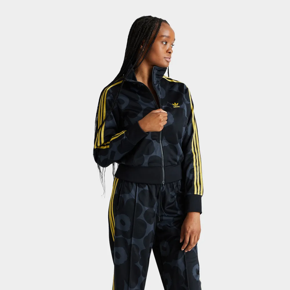 Adidas Originals x Marimekko Women's Firebird Track Jacket Black