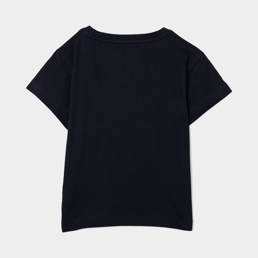 adidas Childrens' Trefoil T-shirt Black / White