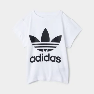 adidas Originals Childrens’ Trefoil T-shirt White / Black