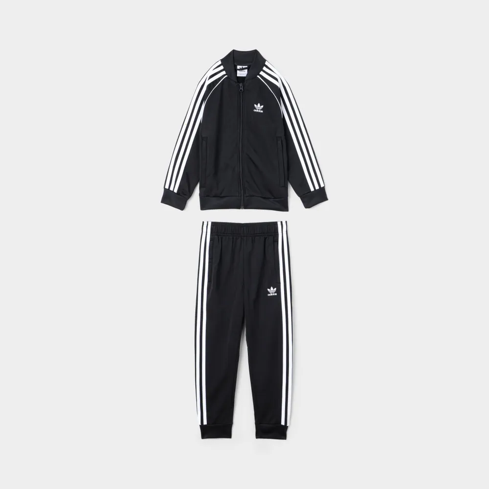 adidas Originals Children’s Adicolor Superstar Tracksuit Black / White