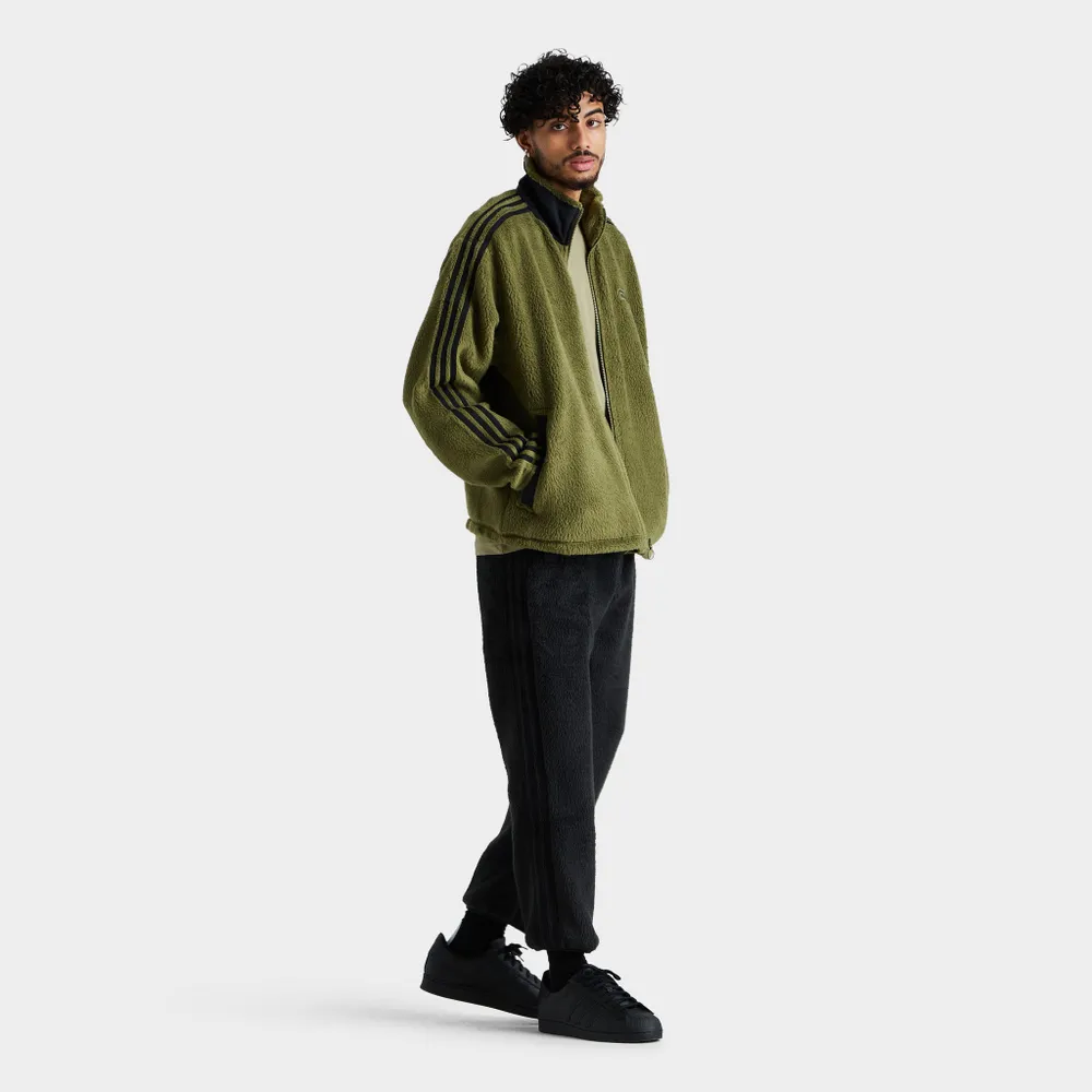 adidas Originals 3-Stripes Sherpa Pants Black /