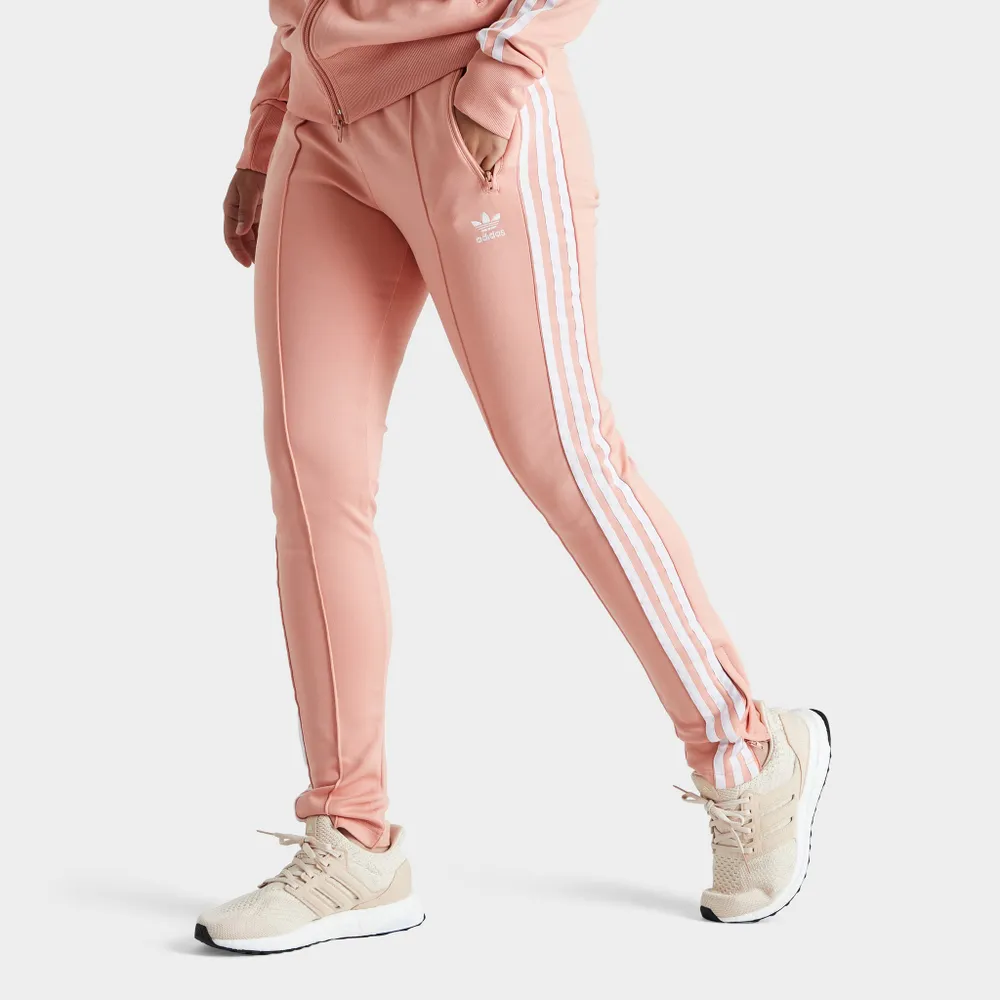 NWT Adidas Originals Womens Cuffed Track Pants Dust Pink DV2600 60  eBay