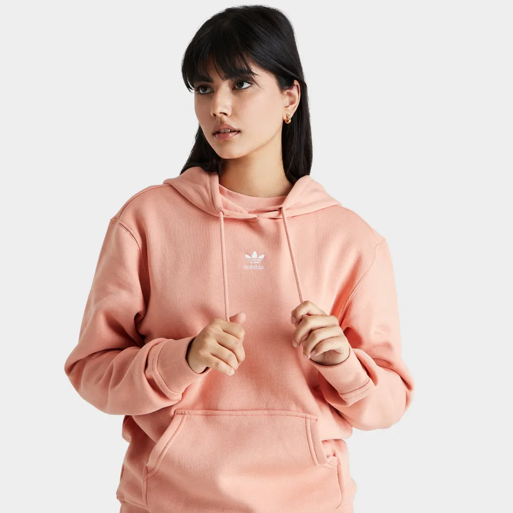 adidas Originals Women’s Adicolor Essentials Fleece Pullover Hoodie / Ambient Blush