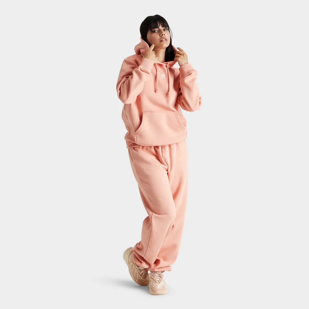 adidas Originals Women’s Adicolor Essentials Fleece Pullover Hoodie / Ambient Blush