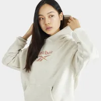 Reebok Women’s Classics Big Logo Pullover Hoodie / Chalk Melange