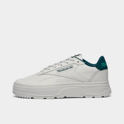 Reebok Women’s Club C Double GEO Chalk / Midnight Pine - Future Teal