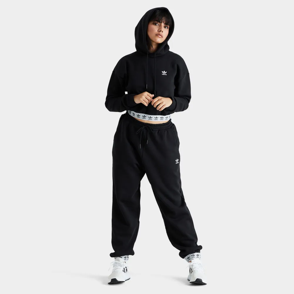 adidas Originals Women’s Tape Joggers Black / White