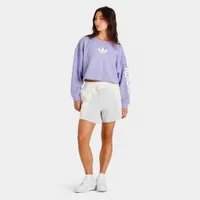 adidas Originals Women’s Adicolor Split Trefoil Shorts / Wonder White