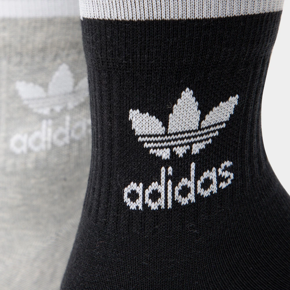 adidas Originals Mid Cut Crew Socks (3 Pack) / Multi