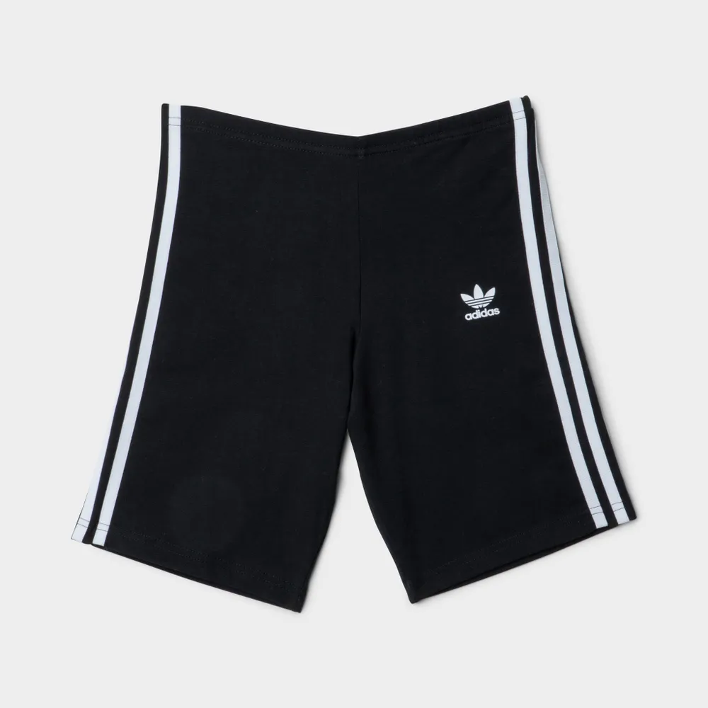 adidas Originals Junior Girls’ Adicolor Cycling Shorts Black / White