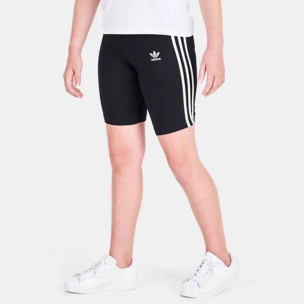 adidas Originals Junior Girls’ Adicolor Cycling Shorts Black / White