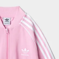 adidas Originals Kids’ Adicolor Superstar Track Jacket True Pink / White