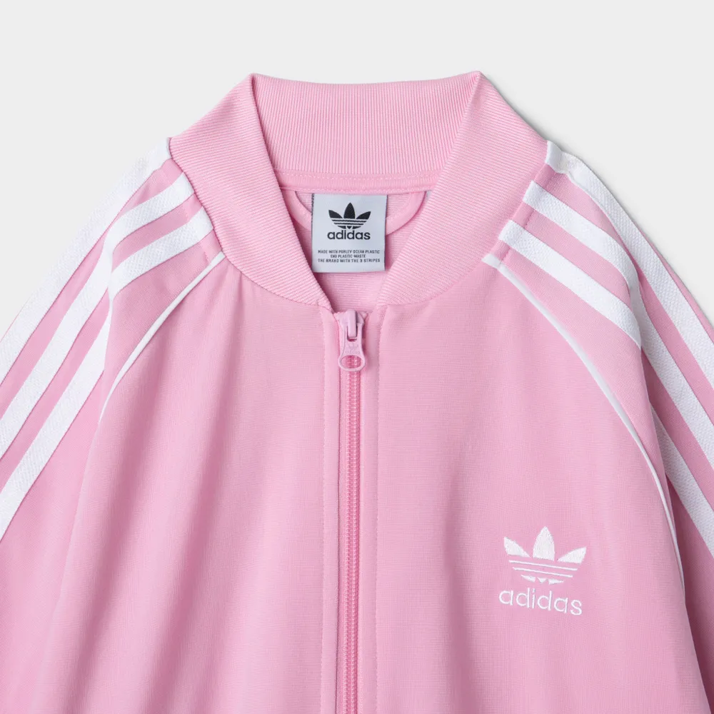 adidas Originals Kids’ Adicolor Superstar Track Jacket True Pink / White