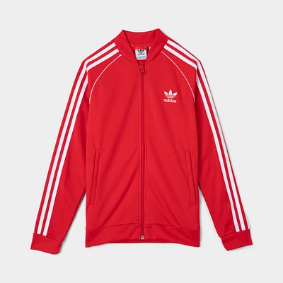 adidas Originals Junior Boys’ SST Track Jacket Vivid Red / White