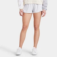 adidas Women's Pacer 3-Stripes Knit Shorts / Dash Grey