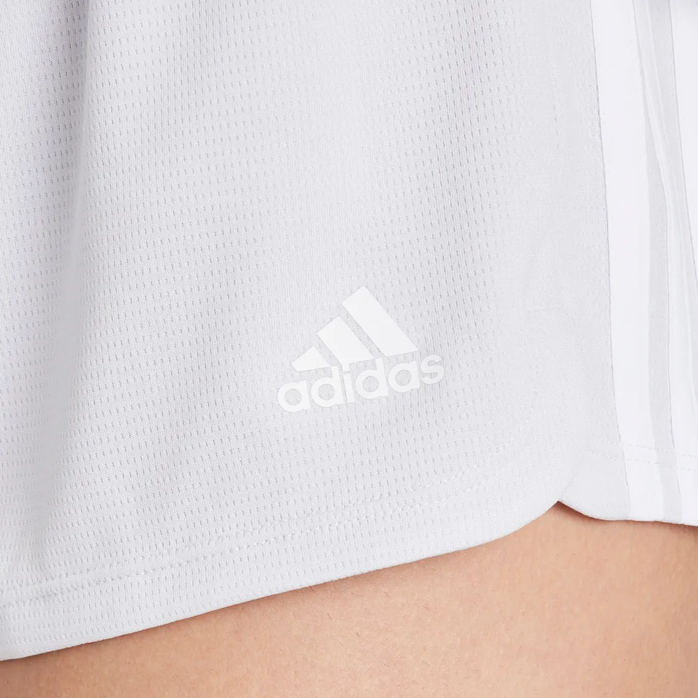 adidas Women’s Pacer 3-Stripes Knit Shorts / Dash Grey