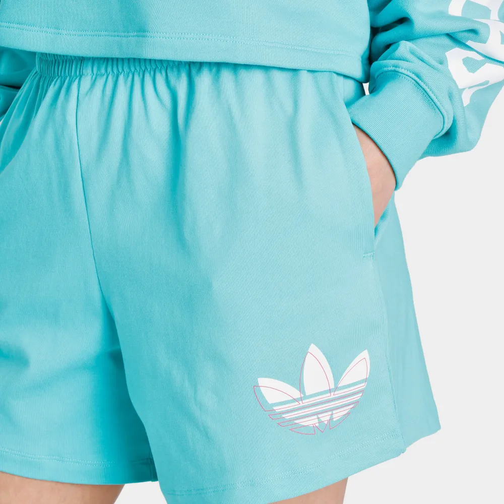 adidas Originals Women’s Streetball Shorts / Semi Mint Rush