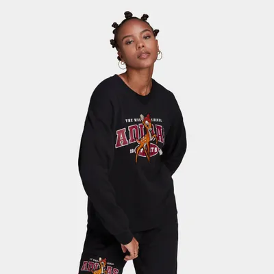 adidas Originals Women’s Disney Bambi Graphic Sweater / Black
